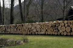 Holzmauer